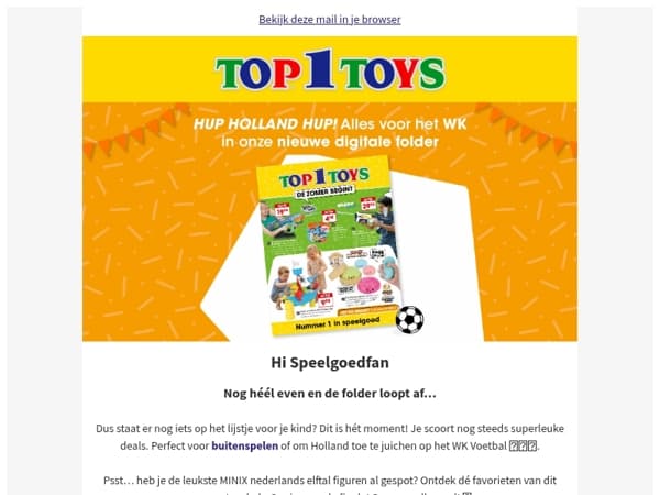 De folder loopt bijna af! 🎁 Scoor nog snel jouw favorieten ⚽