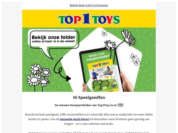 🎉 Ontdek de nieuwe Voorjaarsfolder vol superleuk speelgoed én scherpe prijzen!​