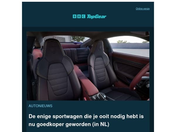 De enige sportauto die je ooit nodig hebt is nu goedkoper (in NL)
