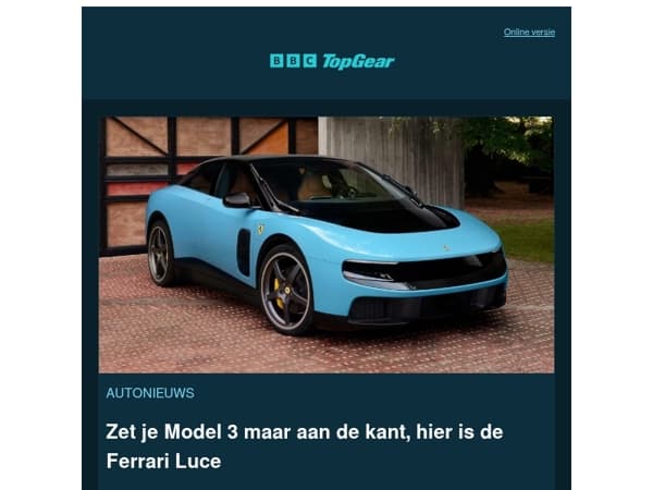 Dit is de elektrische Ferrari Luce, en jij vindt er absoluut iets van