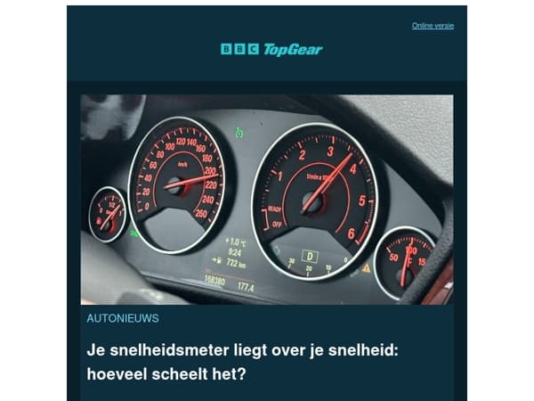Je bedrieglijke snelheidsmeter, de terugkeer van de AMG C 63 en meer