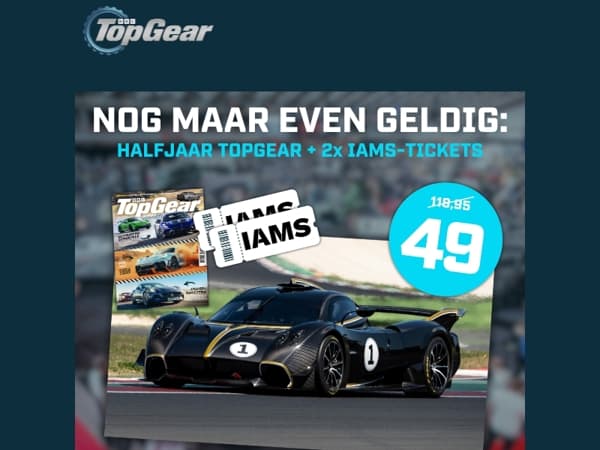 Bezoek gratis hét auto-evenement IAMS voor petrolheads tijdens Pasen!
