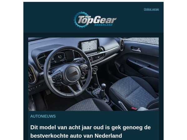 Dit model van acht jaar oud is gek genoeg de bestverkochte auto van Nederland