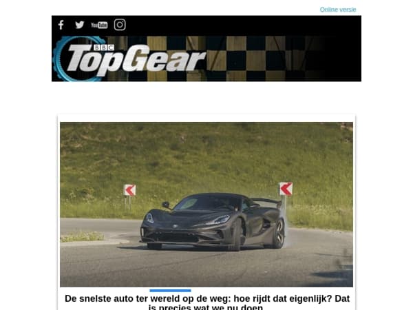 Hoe rijdt de snelste auto ter wereld op de openbare weg?