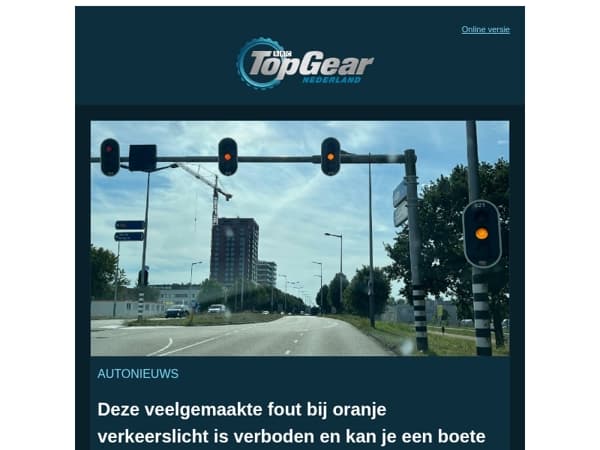 Deze veelgemaakte fout bij oranje verkeerslicht is verboden en kan je een boete opleveren
