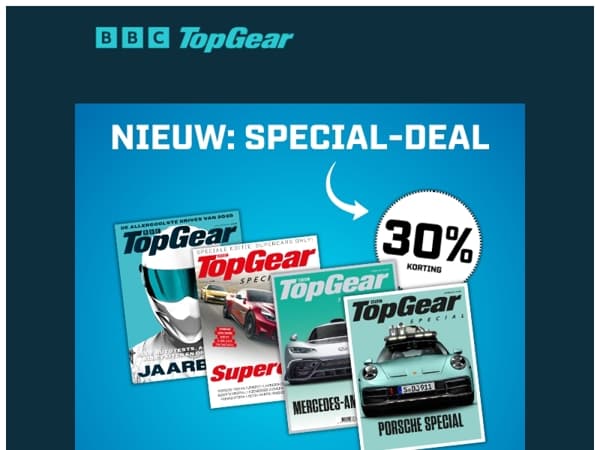 Zo mis je geen enkele TopGear Special