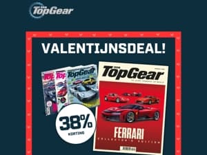 TopGear Valentijnsdagdeal met 38% korting ❤️