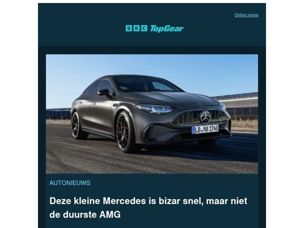 Deze kleine Mercedes is bizar snel, maar niet de duurste AMG
