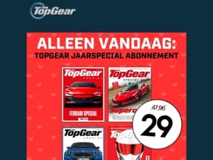 ❤️ Alleen vandaag: 40% korting op de TopGear Jaarspecials deal