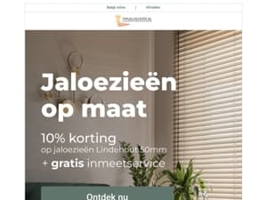 Stijlvolle raamdecoratie nodig?