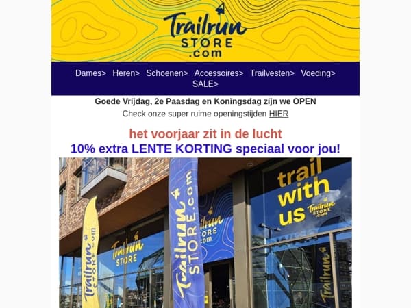 10% extra LENTE KORTING speciaal voor jou!