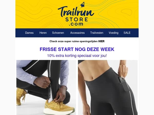 FRISSE START nog deze week met 10% extra korting