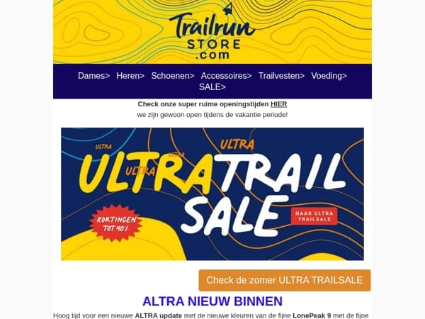 SALOMON ZOMER TRAILSALE 30% korting