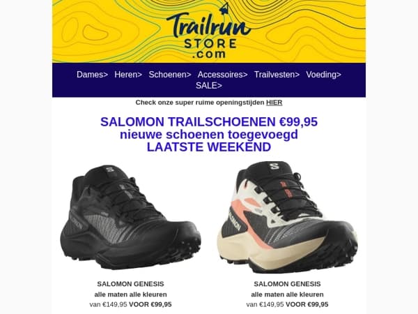 SALOMON trailschoenen TrailSale €99,95