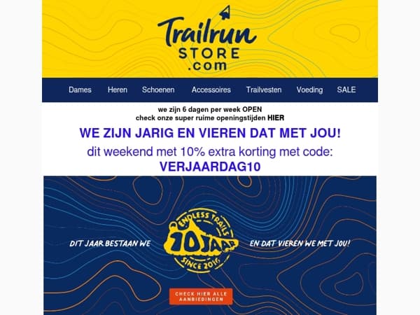 WINTER TRAILSALE tot 40% KORTING GARMIN, SALOMON, HOKA