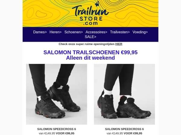 SALOMON trailschoenen TrailSale €99,95