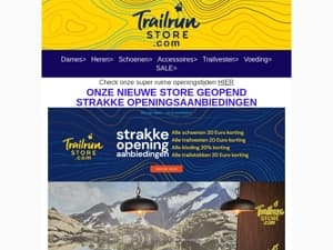 Strakke OPENINGSAANBIEDINGEN onze nieuwe STORE is geopend