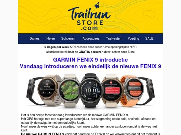 NIEUWE GARMIN FENIX 9 introductie, eindelijk....😃