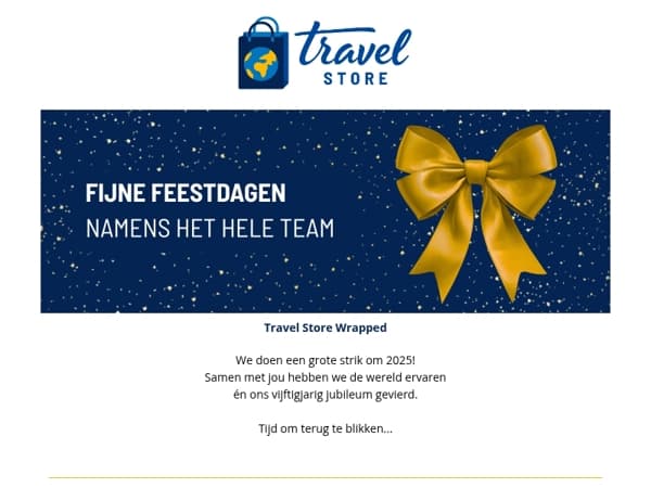 Travel Store wrapped