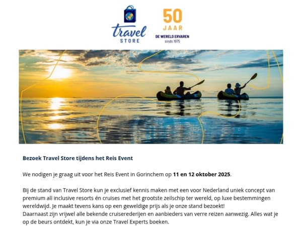 Uitnodiging Reis Event