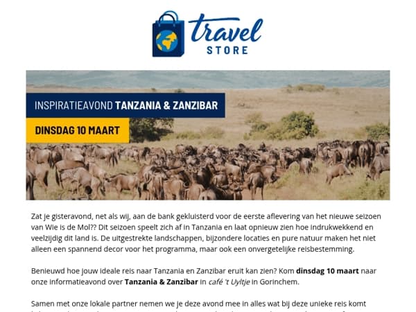 Kom alles te weten over Tanzania & Zanzibar