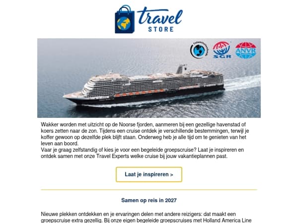 Jouw volgende vakantie begint aan boord