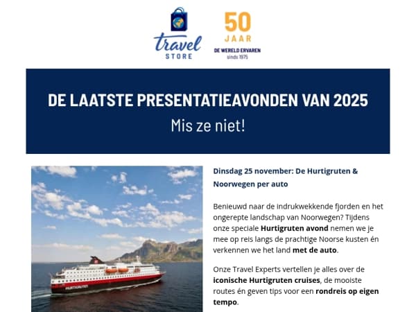 Kom jij binnenkort naar onze presentatieavonden?