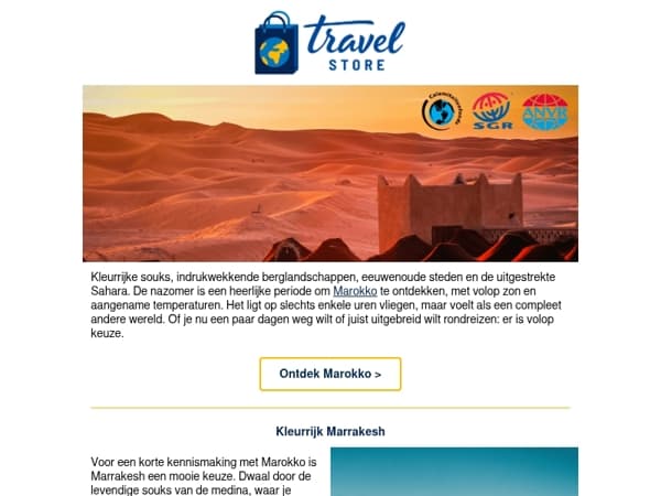 Van Marrakesh tot de Sahara