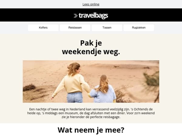 Pak je weekendje weg