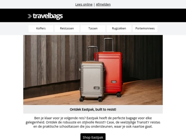 ⚡️ Ontdek Eastpak, built to resist