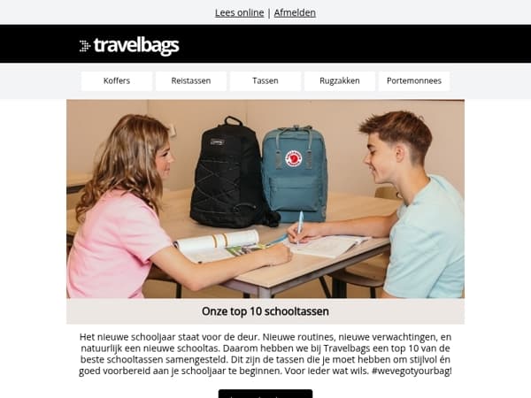 🚀 Onze top 10 schooltassen