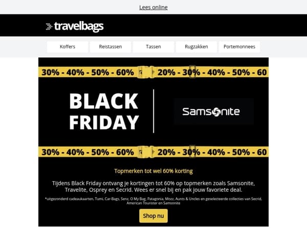 💥 Topmerken tot wel 60% korting