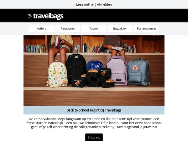 🎒 Back to School begint bij Travelbags