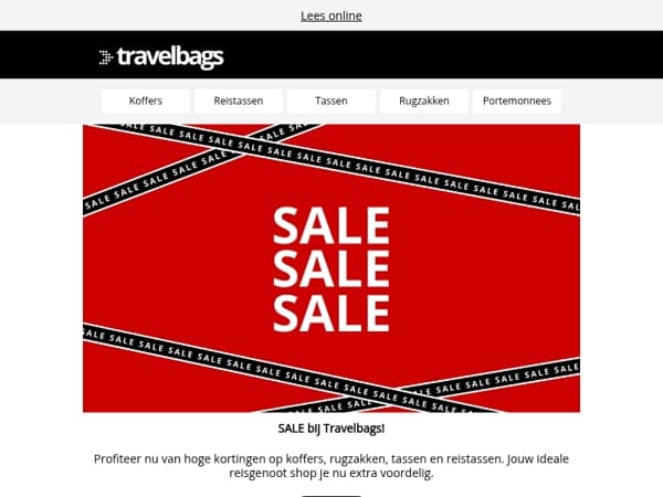 🚨 De SALE is begonnen!