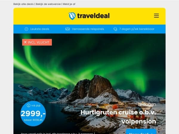 ❄️ Beleef het ultieme winteravontuur: 12-daagse Hurtigruten Cruise langs de Poolcirkel | All-in Finland & MEER!