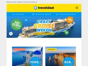 ⚠️ De CRAZY CRUISE WEKEN lopen bijna af! ⏰ Profiteer nu het nog kan! 🚢