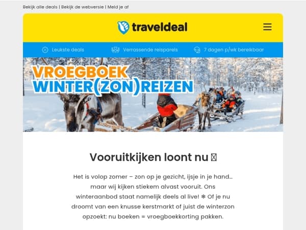 Ja, het is 22 graden… maar wij denken aan winter(zon) reizen & kerstmarkten 🎄🔥