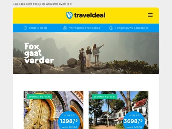 Ontdek de mooiste groepsreizen van Fox met gegarandeerd vertrek! ✈️