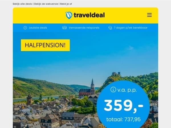 🏰 4 dgn Kasteelhotel de Moezel + 4-gangendiner v.a. 359 | 📣 Laatste Kans! Beach Hotel Zuid-Holland + ontbijt v.a. 54,50 p.p.!