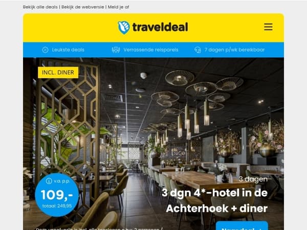 Fletcher Last Minutes: mei & juni ☀️ 3 dgn de Achterhoek + ontbijt & diner v.a. 109 & meer! 🤯