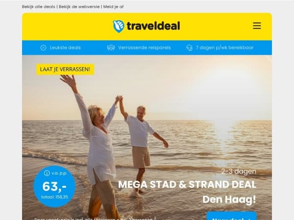 🌊 Stad & Strand DEAL Den Haag v.a. 63 | 4*-hotel in de vallei van het Siegerland + ontbijt v.a. 44,50 p.p.!