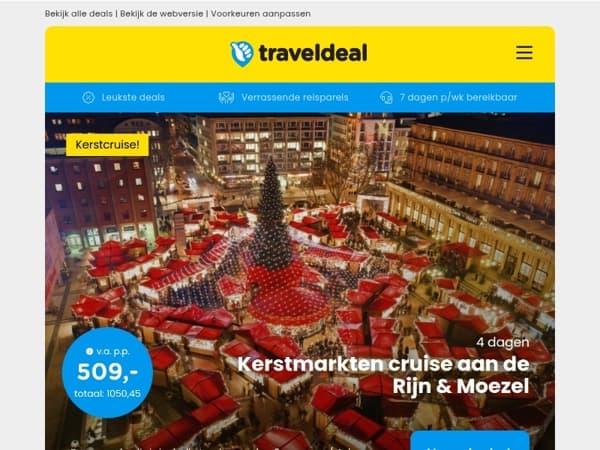 Beste reiziger, dit wordt jouw meest bijzondere kersttrip! 🎄
