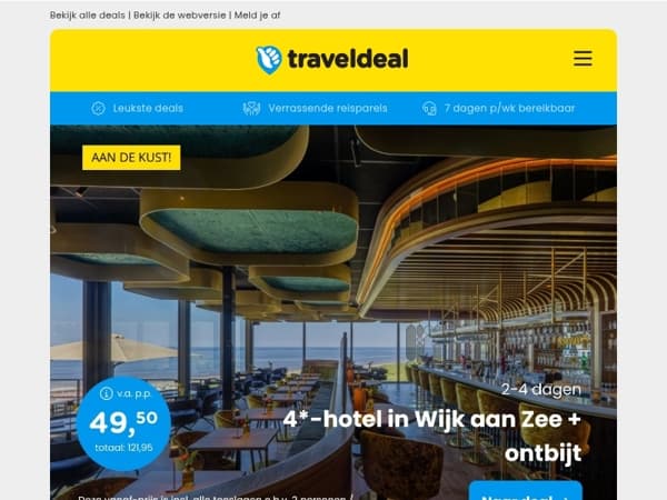 😱 3x spotgoedkope PARELS aan de kust! 🌊 Boek vanaf slechts 37 p.p.! 🤯