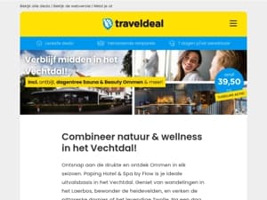 Voordeel ACTIE! 🤯 Top hotel in Vechtdal + dagentree Sauna Ommen + ontbijt + GRATIS parkeren SLECHTS 39,50 p.p.! 😱