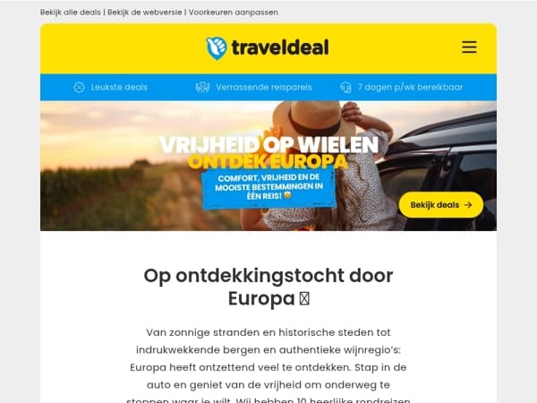 🌍 10x Europa ontdekken: jouw volgende avontuur begint hier!