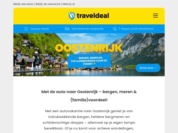 Met de auto naar Oostenrijk – bergen, meren & (familie)voordeel! 👌