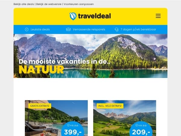 🏔️ Van de Alpen tot Limburg: ontdek de mooiste natuurvakanties!