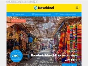 Rondreis Marokko + excursies & meer! v.a. €789 per persoon & meer
