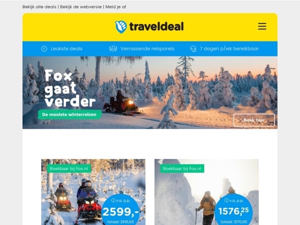 Ontdek de mooiste winterreizen van Fox! ❄️✨