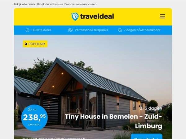 Top 3 last minutes: Nederland, zon & autovakantie! ☀️🚗